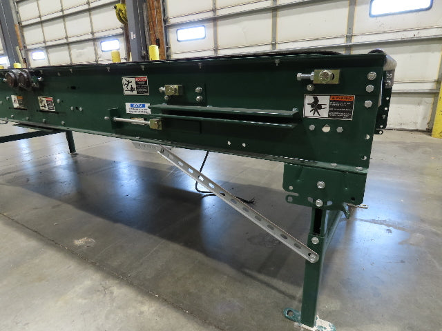 Dematic 39"x 10' Gapper Conveyor 34" Belt 2-Speed Package Gapping 85/155fpm