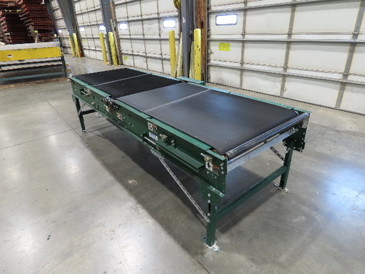 Dematic 39"x 10' Gapper Conveyor 34" Belt 2-Speed Package Gapping 85/155fpm