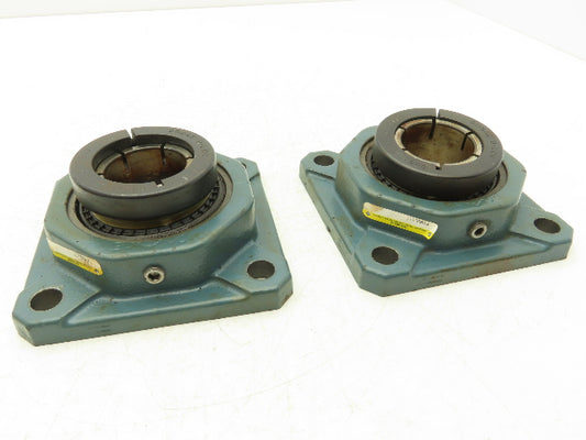 Dodge F4B-DL-111 4-Bolt Flange Mount Ball Bearing 11/16" Shaft Size Lot of 2