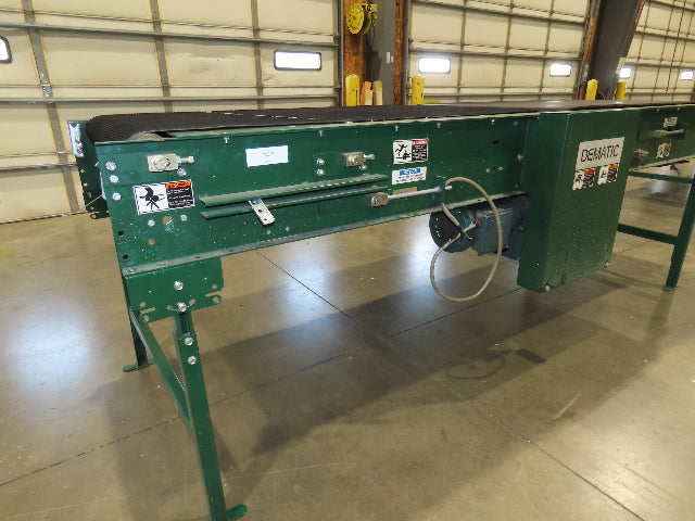 Dematic 39"x 10' Gapper Conveyor 34" Belt 2-Speed Package Gapping 90/160fpm