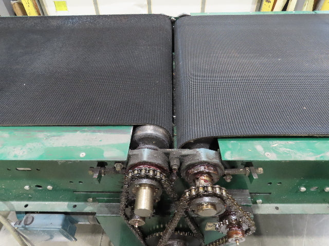 Dematic 39"x 10' Gapper Conveyor 34" Belt 2-Speed Package Gapping 90/160fpm