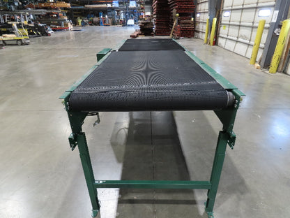 Dematic 39"x 10' Gapper Conveyor 34" Belt 2-Speed Package Gapping 90/160fpm