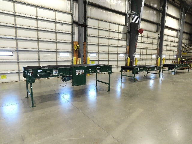Dematic 39"x 10' Gapper Conveyor 34" Belt 2-Speed Package Gapping 90/160fpm