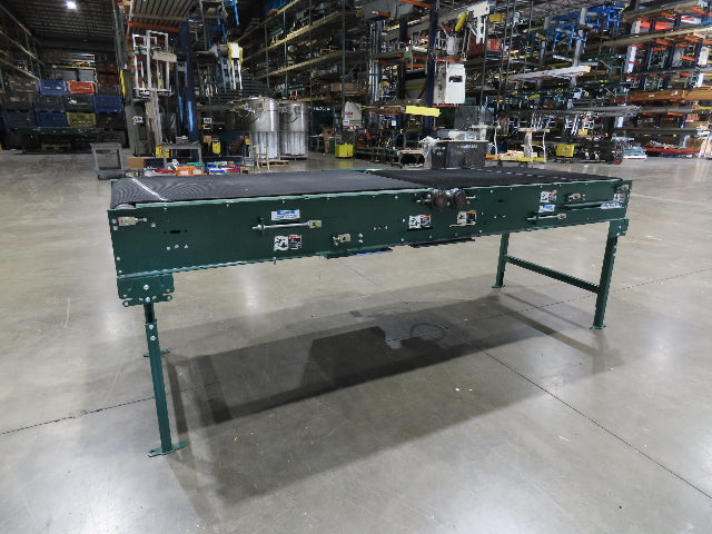 Dematic 39"x 10' Gapper Conveyor 34" Belt 2-Speed Package Gapping 90/160fpm
