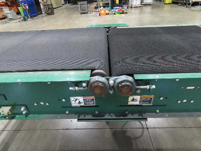 Dematic 39"x 10' Gapper Conveyor 34" Belt 2-Speed Package Gapping 90/160fpm