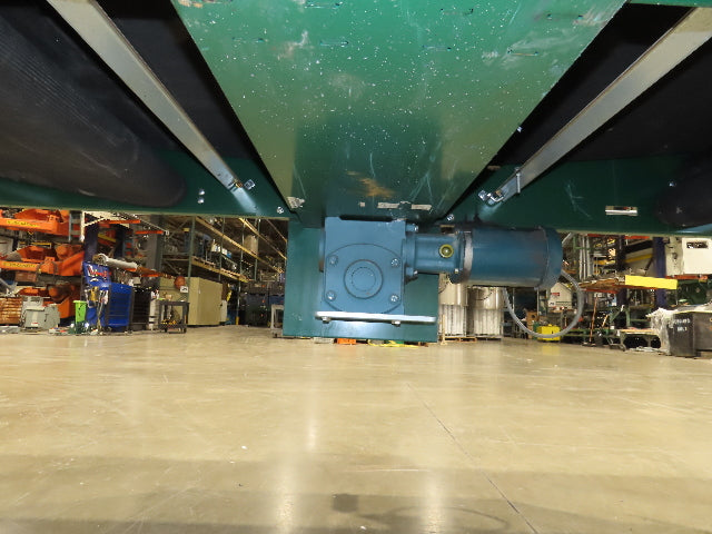 Dematic 39"x 10' Gapper Conveyor 34" Belt 2-Speed Package Gapping 90/160fpm