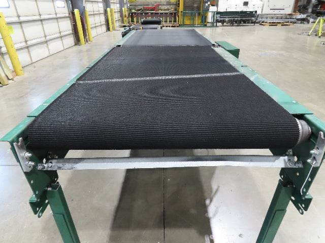 Dematic 39"x 10' Gapper Conveyor 34" Belt 2-Speed Package Gapping 90/160fpm