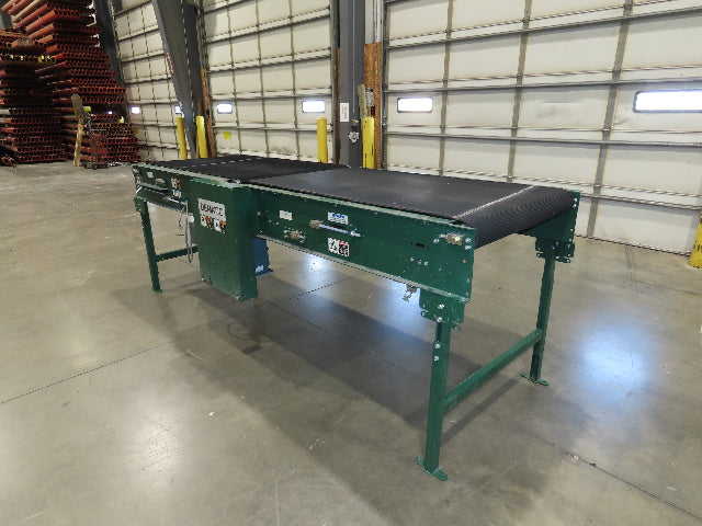 Dematic 39"x 10' Gapper Conveyor 34" Belt 2-Speed Package Gapping 90/160fpm
