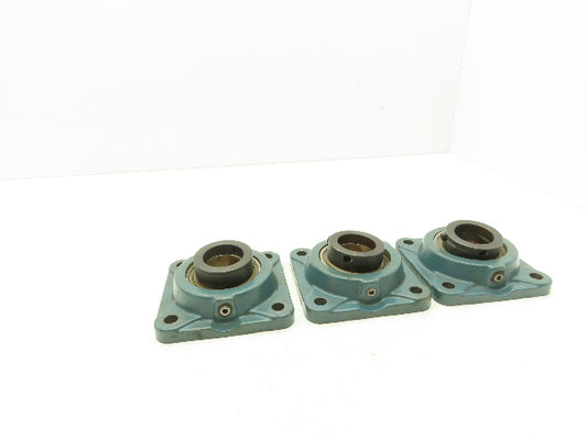 Dodge F4B-SX 4-Bolt Flange Mount Ball Bearing 1-11/16" Shaft Size Lot of 3