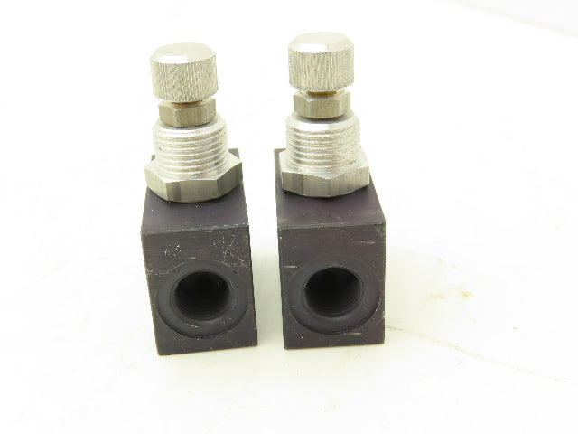 Rexroth 534-112-110-0 Flow Control Valve G 1/8" Lot Of 2