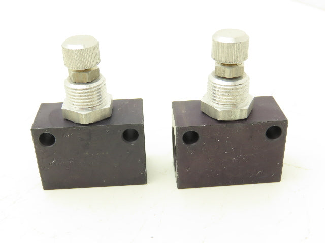 Rexroth 534-112-110-0 Flow Control Valve G 1/8" Lot Of 2