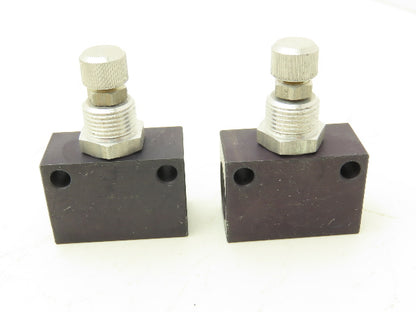 Rexroth 534-112-110-0 Flow Control Valve G 1/8" Lot Of 2