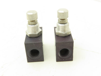 Rexroth 534-112-110-0 Flow Control Valve G 1/8" Lot Of 2