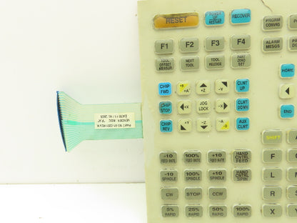 Hass 61-0201 Membrane Keyboard Keypad Rev K VF-Series Milling Machine