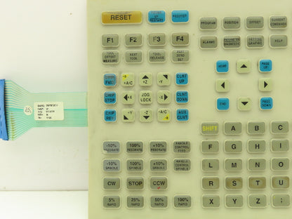 Hass 61-0201 Membrane Keyboard Keypad Rev R VF-Series Milling Machine