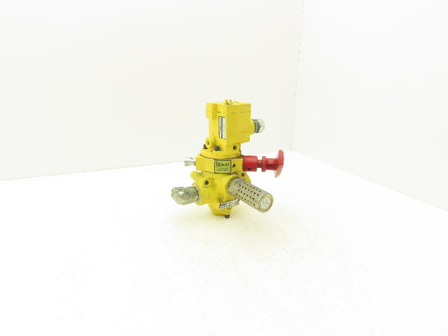 ROSS Y2773A5072 Pneumatic Solenoid LOX Lock-Out Control Valve 3/2-Pos 24VDC 3/4"