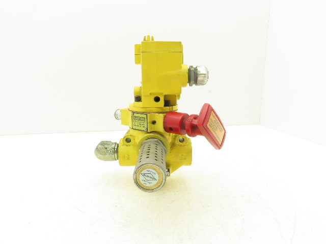 ROSS Y2773A5072 Pneumatic Solenoid LOX Lock-Out Control Valve 3/2-Pos 24VDC 3/4"