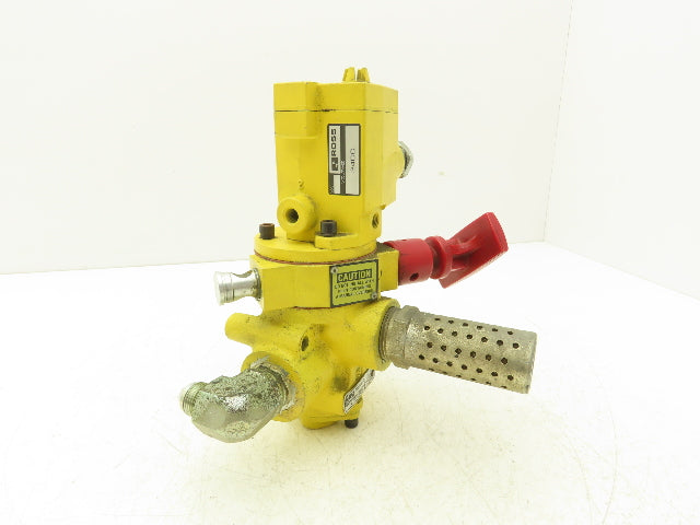 ROSS Y2773A5072 Pneumatic Solenoid LOX Lock-Out Control Valve 3/2-Pos 24VDC 3/4"