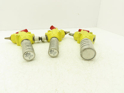 Parker LV4NA8  Pneumatic Shut Off Safety Lockout Valve 250 PSI (TSC) Lot Of 3