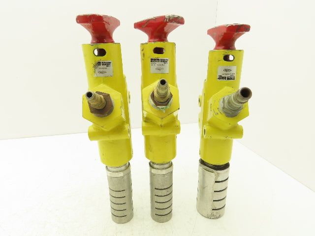 Parker LV4NA8  Pneumatic Shut Off Safety Lockout Valve 250 PSI (TSC) Lot Of 3