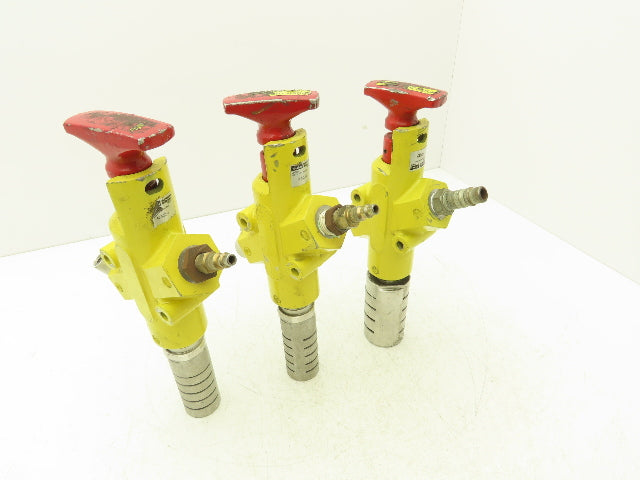 Parker LV4NA8  Pneumatic Shut Off Safety Lockout Valve 250 PSI (TSC) Lot Of 3