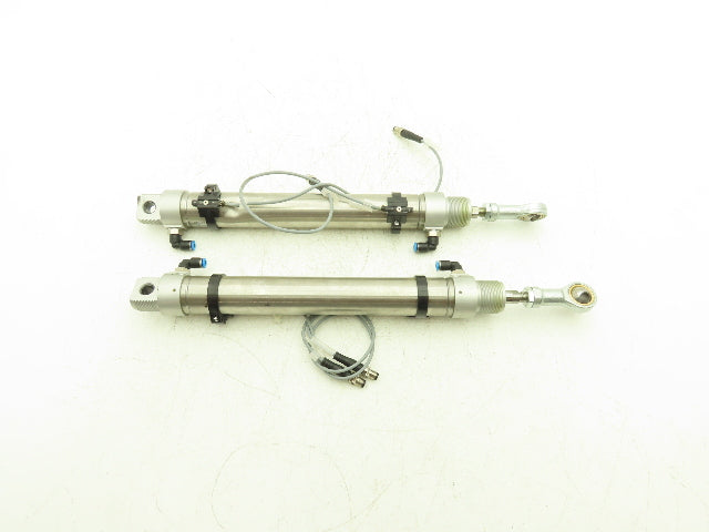 Festo Pneumatic Air Cylinder 32mm Bore 200mm Stroke 145psi Double Act Lot of 2