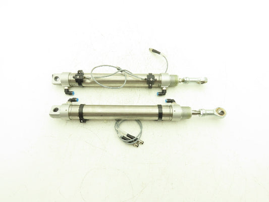 Festo Pneumatic Air Cylinder 32mm Bore 200mm Stroke 145psi Double Act Lot of 2