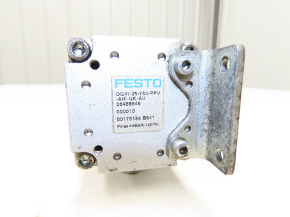 Festo DGPI-25-750-PPV-AIF-GK-AU Pneumatic Cylinder Linear Drive 750mm Stroke
