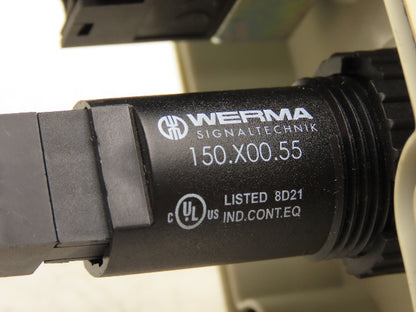 WERMA 150.X00.55 Signaltechnik LED Em Tone Buzzer  ECX1050 Enclosure Lot Of 2