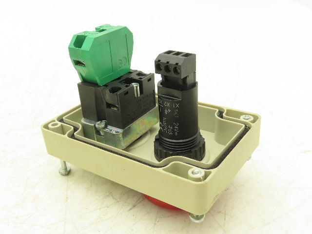 WERMA 150.X00.55 Signaltechnik LED Em Tone Buzzer  ECX1050 Enclosure Lot Of 2