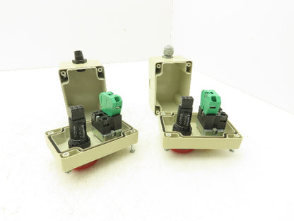 WERMA 150.X00.55 Signaltechnik LED Em Tone Buzzer  ECX1050 Enclosure Lot Of 2