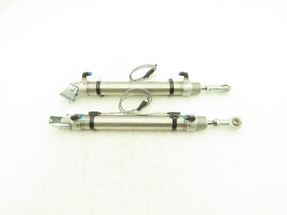 Festo Pneumatic Cylinder 32mm Bore 200mm Stroke 145psi Double Acting Lot of 2