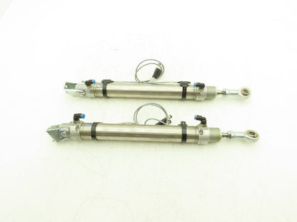 Festo Pneumatic Cylinder 32mm Bore 200mm Stroke 145psi Double Acting Lot of 2