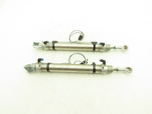 Festo Pneumatic Cylinder 32mm Bore 200mm Stroke 145psi Double Acting Lot of 2