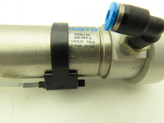Festo Pneumatic Cylinder 32mm Bore 320mm Stroke 145psi Double Acting Clevis Mt