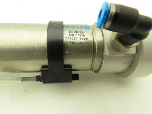 Festo Pneumatic Cylinder 32mm Bore 320mm Stroke 145psi Double Acting Clevis Mt