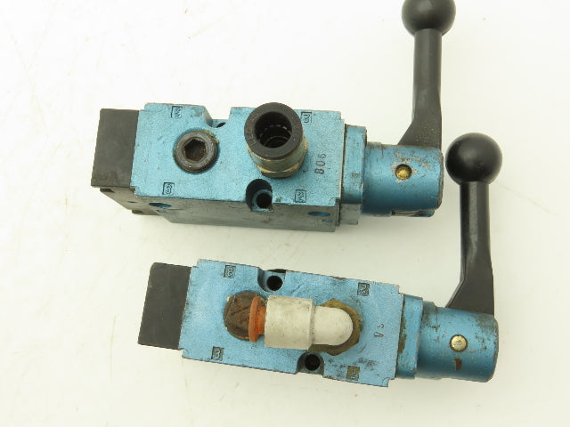 Mac 1800011120021 Pneumatic Air Hand Valve Single Pressure Port 1/4"NPT Lot of 4