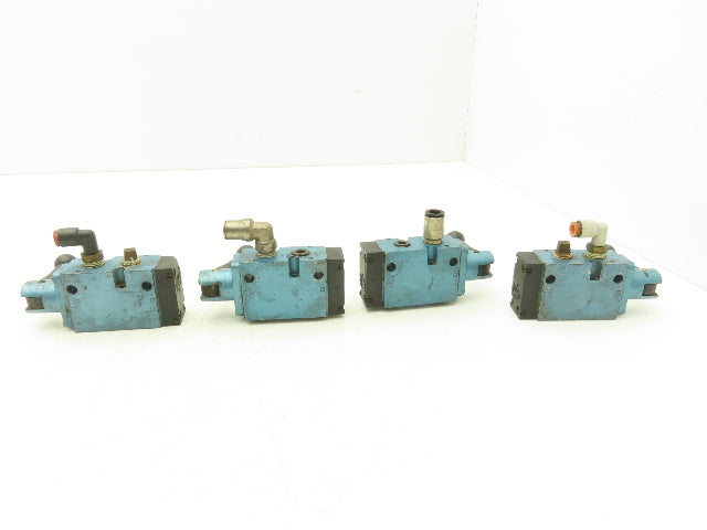 Mac 1800011120021 Pneumatic Air Hand Valve Single Pressure Port 1/4"NPT Lot of 4