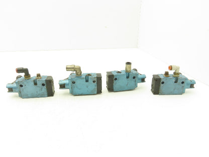 Mac 1800011120021 Pneumatic Air Hand Valve Single Pressure Port 1/4"NPT Lot of 4