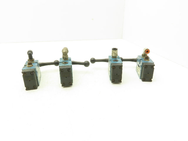 Mac 1800011120021 Pneumatic Air Hand Valve Single Pressure Port 1/4"NPT Lot of 4