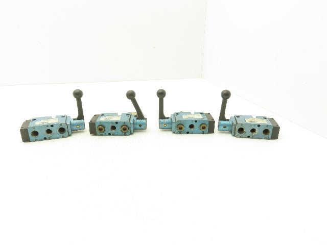Mac 1800011120021 Pneumatic Air Hand Valve Single Pressure Port 1/4"NPT Lot of 4