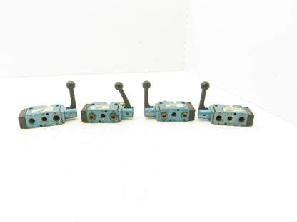 Mac 1800011120021 Pneumatic Air Hand Valve Single Pressure Port 1/4"NPT Lot of 4
