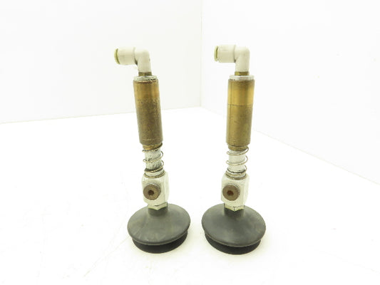 Automation Systems Spring Loaded Pneumatic Gripper Arm w/Air Duct 53mm Lot of 2