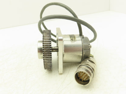 RLS Haas 8192CPR REC50IC13BAC14 Rotary Magnetic Encoder 12-Pin Cable 33-10037