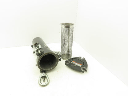 Rosedale 4-12 Hydraulic Basket Strainer #4 Bag Filter 4x14" 1"NPT Side Ports