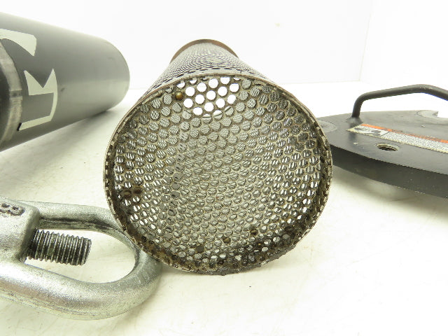 Rosedale 4-12 Hydraulic Basket Strainer #4 Bag Filter 4x14" 1"NPT Side Ports