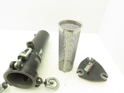 Rosedale 4-12 Hydraulic Basket Strainer #4 Bag Filter 4x14" 1"NPT Side Ports