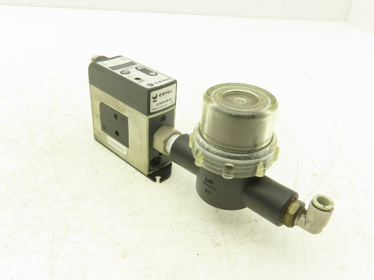 Coval LEMAX90X14S Lemax Venturi Mini Vacuum Pump Manager with 50 Micron Filter