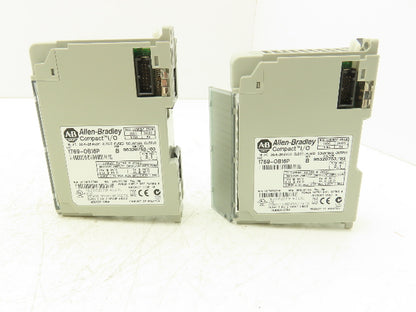 Allen Bradley 1769-OB16P Compact I/O 24VDC F/W 3.1 Output Module Ser B Lot of 2