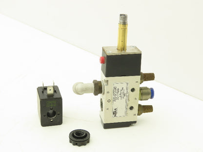 Nitra AVS-5212-24D Pneumatic Spool Valve 5/2 5 Port 2 Pos 1/4" NPT 24V Lot of 4